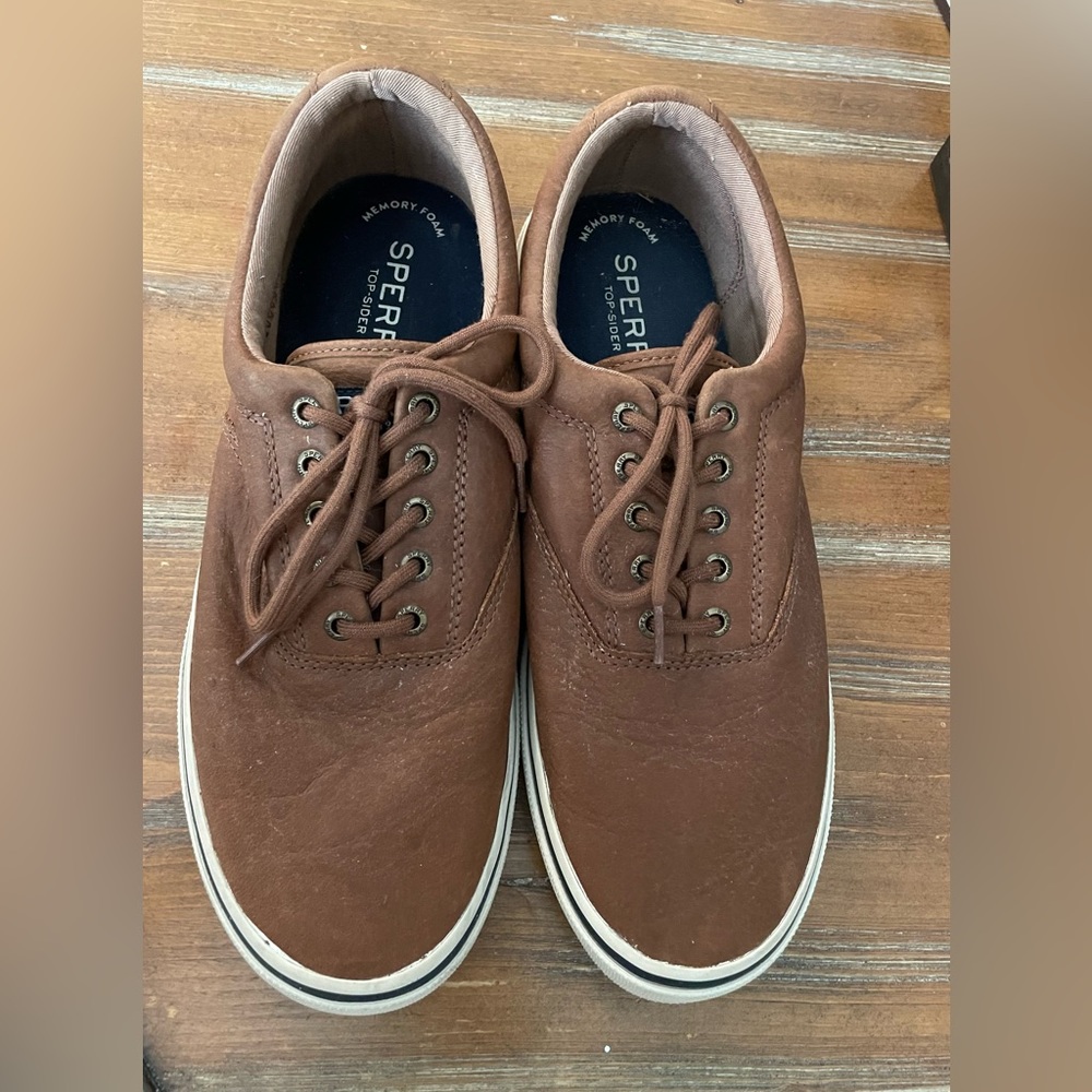 SPERRY (MEN’S) Tie Leather Shoes